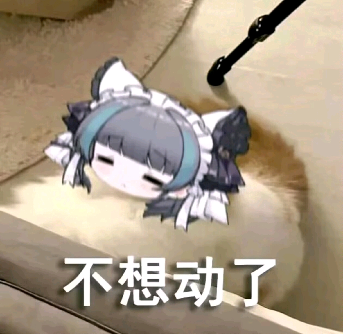 不想动了